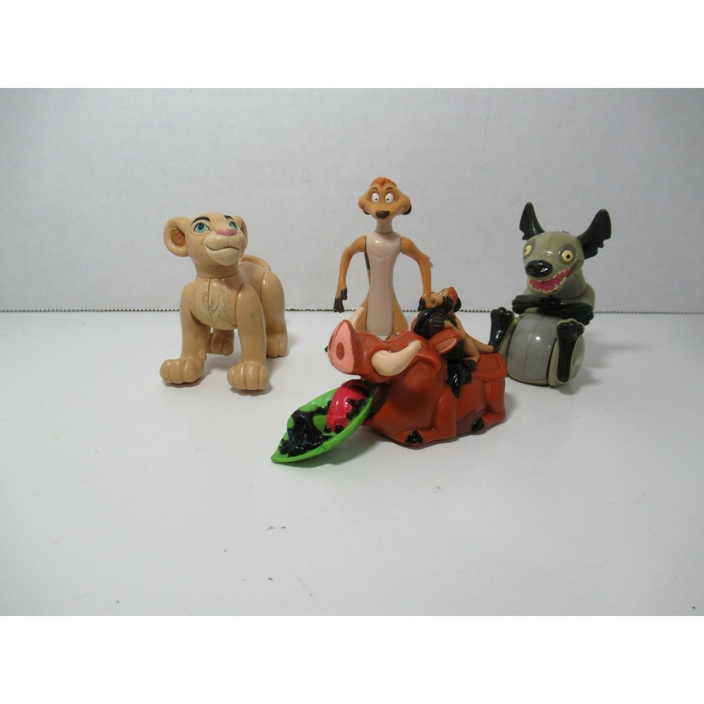 Disney The Lion King action figure lot Burger King Young Nala Timon Pumbaa hyena